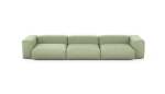 Three Module Sofa - Linen - Olive - 377CM X 115CM