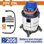 20V Cordless Vacuum Cleaner 20L Solo Unit WQV1A20