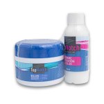 Blue Powder Bleach & Creme Peroxide VOL20 Kit
