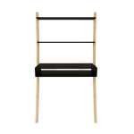 Tall Leaning Desk - Black