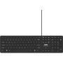 Port Design Port Connect Office Executive Low Profile Wired Keyboard 105 Key Black