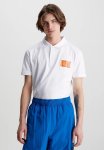 Calvin Klein Colored Address Box Polo - Bright White