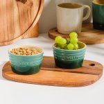 Casa Stoneware Ramekin Moss Set Of 2