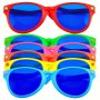 Jumbo Retro Glasses With Star Patterns - Perfect For Festive Parties And Fan Events