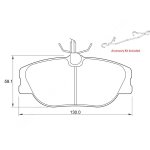 Kbc Brake Pads Rear For Alfa