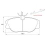 Kbc Brake Pads Rear For Alfa