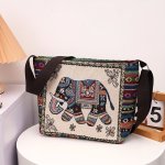 Vintage Bohemian Crossbody Bag Ethnic Style Shoulder Bag Women's Retro Handbag & Tote Purse