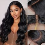 Ulovmly 5X5 Body Wave Closure Wig Wear And Go Glueless Wigs Human Hair With Elastic Band 5X5 HD Lace Closure Wigs Human Hair Pre