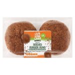Pnp Live Low Carb Seeded Burger Buns 2 Pack