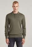 G-star Raw Premium Core Dunda Polo Knit - Turf