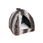 Grey Cream Snuggle Plush Pyramid