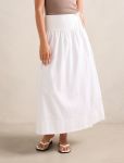 Florence Wrap Maxi Skirt - 16 Porcelain
