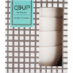 Coup White Porcelain Bowl Set 4 Piece