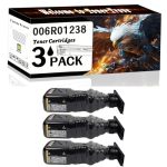 006R01238 Toner Cartridges Compatible For Xerox Wide Format 6204 6604 6605 6705 Printers Office Printing Is Easy Clear Smooth 3
