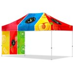 3M Coated Steel Sublimated Gazebo 4.5M X 1 Short Full-wall Skin