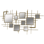 Mirror And Metal Wall Decoration 1100 X 600