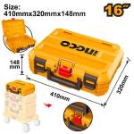 Ingco PBXS101 Stackable Toolbox 410X320X148MM 15KG P clip