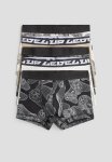 5-PACK Trunks - Dark Grey patterned