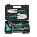 XF0903 Ergonomic Handle Garden Tool Set Green 5