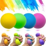Stress Neon Balls Fidget Toy – Pack Of 4