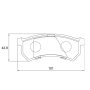 Kbc Brake Pads Front For Renault Kwid