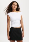 Cotton On Sienna Linen Cotton MINI Skirt - Black