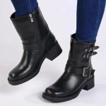 Madison Jorin Biker Boot - Black - 8
