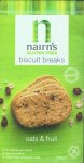Nairn's Gluten Free Biscuit Breaks Oats & Fruit 160G