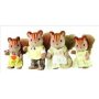 - Walnut Squirrel Family Set