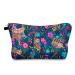 Sloth Cosmetic Bag For Women Adorable Roomy Makeup Bag Travel Toiletry Bag Accessories Organizer
