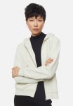 Zip-through Hoodie - Light Dusky Green