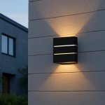 MINI Apex Square LED Wall Light - Adjustable Beam