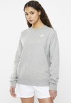 Nike W Nsw Club Flc Crew Std - Grey & White