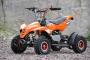 50CC 2T Econo Air Cooled 3HP MINI Quad With Rubber Wheels - Orange 4-10 Years