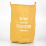 Canvas Laundry Basket - Mustard