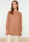 Modest Tunic Top - Mink