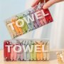 14PCS Sustainable Bamboo Fiber Compressed Face Towels - Portable Wet & Dry Use For Travel Soft & Gentle