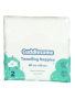 White Cotton Towelling Nappies 2-PACK - One Size / White