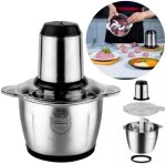 Generic 4 Blade Stainless Steel Food Processor chopper Electric Vegetable & Fruit Stainless Steel Plastic Copper Chopper