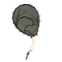 Nylon Fly Fishing Net Wooden Non-slip Handle Bent Handle Nets