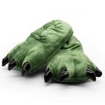 Men's Adult Dinosaur Slippers - Male / Grey