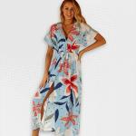 Women's Blue Sky Fantasy Beach Cover-up