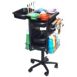 Trolley Professional Colourist On Wheels Black