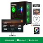 Pcbuilder Ryzen 5 5600GT Defender Windows 11 Gaming PC + Monitor Bundle
