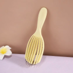 Women's Head Massage Comb Hair Comb 6 Colors Available - Yellow