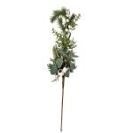 Pine Branch With Berries 20X7X60CM