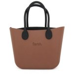 Swiss Fenn Original Dark Tan Black H0 Cross Handle Black Inner - Ys Travel Bags