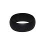 Men's Plain Silicone Rings - Natural Selection - Black / 6