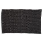 Black Herringbone Bathmat 60X90CM