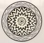 Black & White Metal Wall Hanging – 47CM